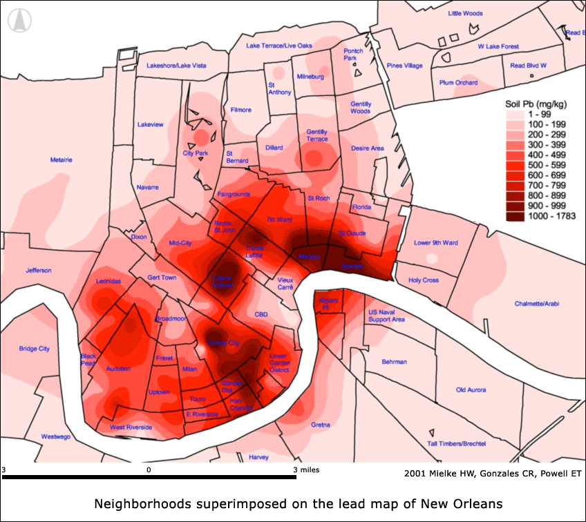 lead map orleans areas neighborhoods nola legacy urban city